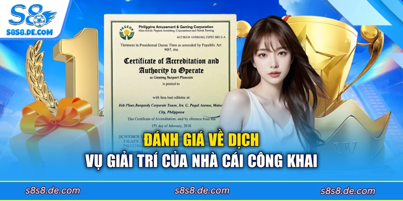 Đánh giá về dịch vụ giải trí của nhà cái công khai