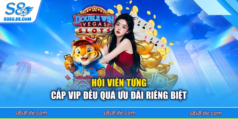Hội viên từng cấp VIP đều quá ưu đãi riêng biệt