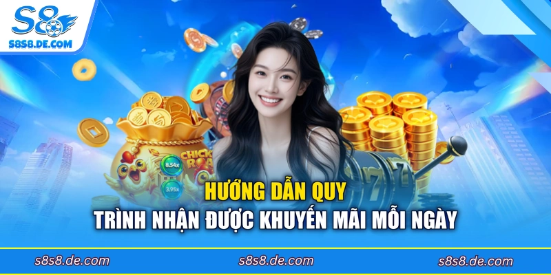 Hướng dẫn quy trình nhận được khuyến mãi mỗi ngày